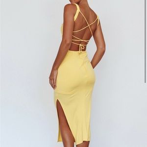 Yellow dress